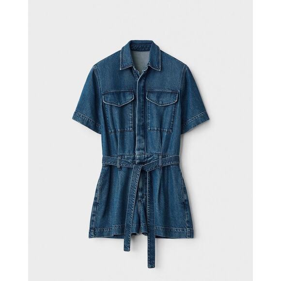 Rag & Bone Featherweight Surplus Romper Size XXS - Picture 8 of 10